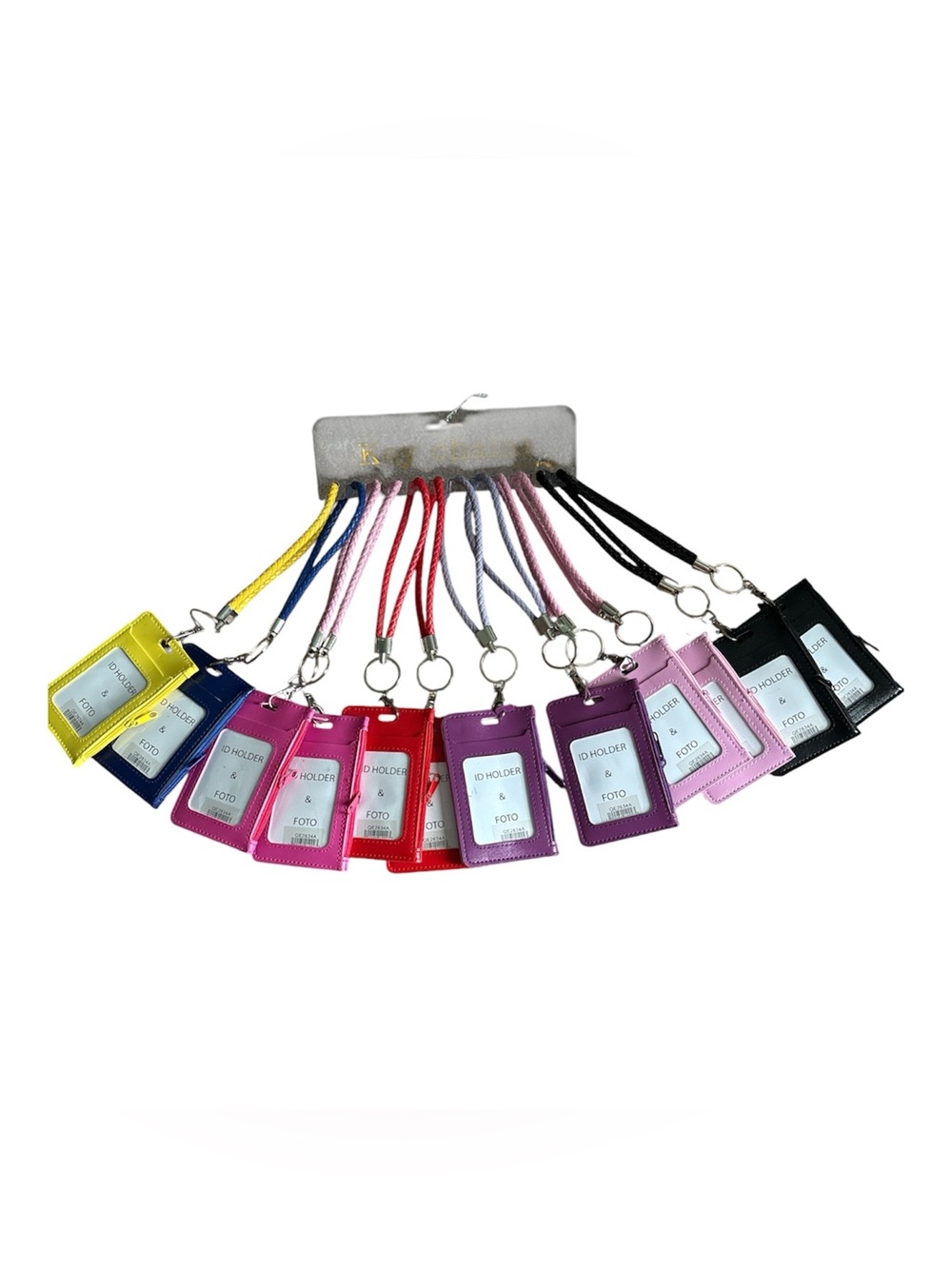 New Assorted Color Lanyard ID Card Holder - You Pick Your Color